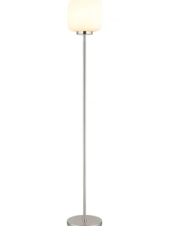 Standleuchte ''Kladora'' in Silber - (H)157 x Ø 24 cm