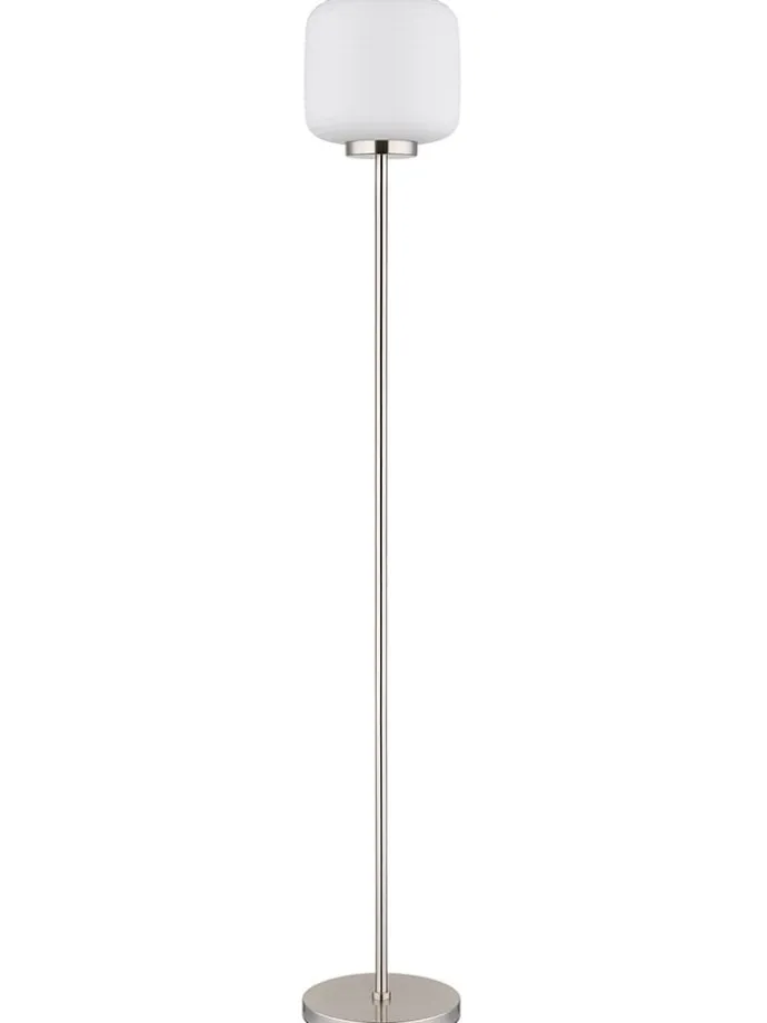 Standleuchte ''Kladora'' in Silber - (H)157 x Ø 24 cm