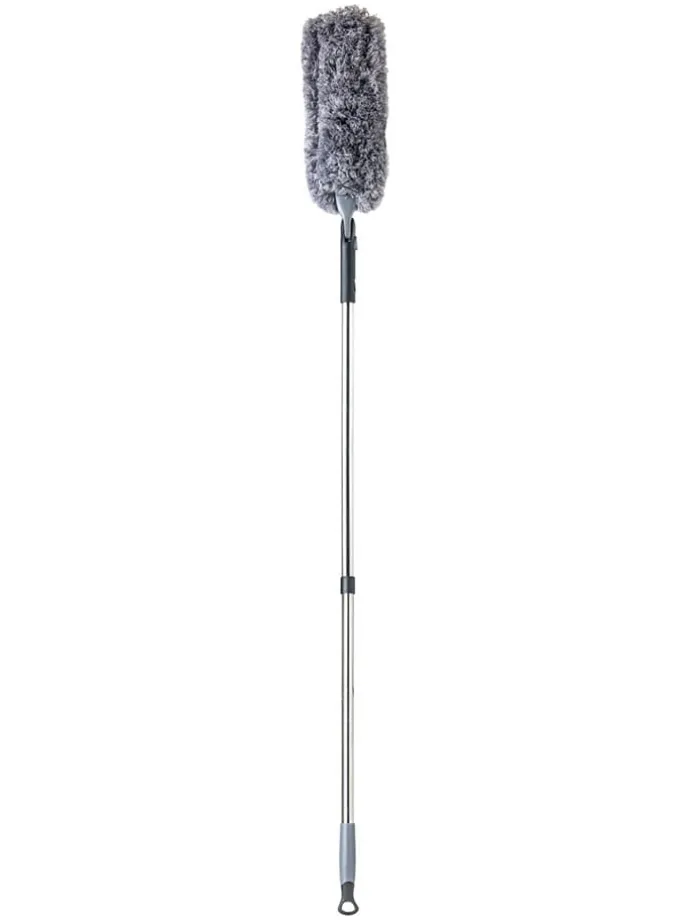 Staubwischer in Silber/ Grau - (H)146 cm