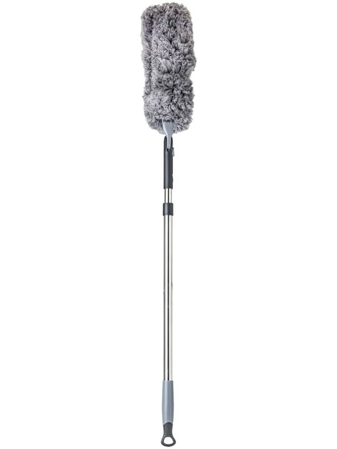 Staubwischer in Silber/ Grau - (H)146 cm