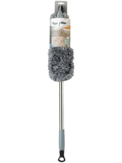 Staubwischer in Silber/ Grau - (H)146 cm