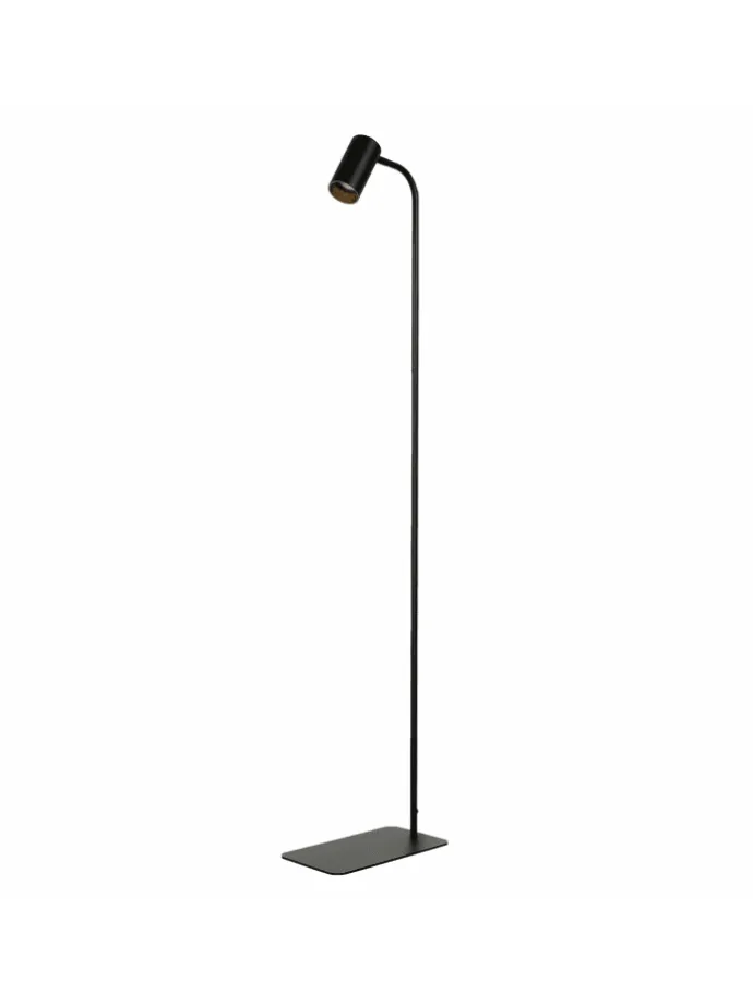 Stehlampe (B)15 x (L)27 x (H)124 cm in Schwarz Gold