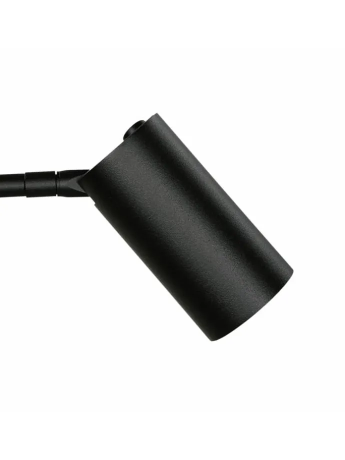Stehlampe (B)15 x (L)27 x (H)124 cm in Schwarz Gold