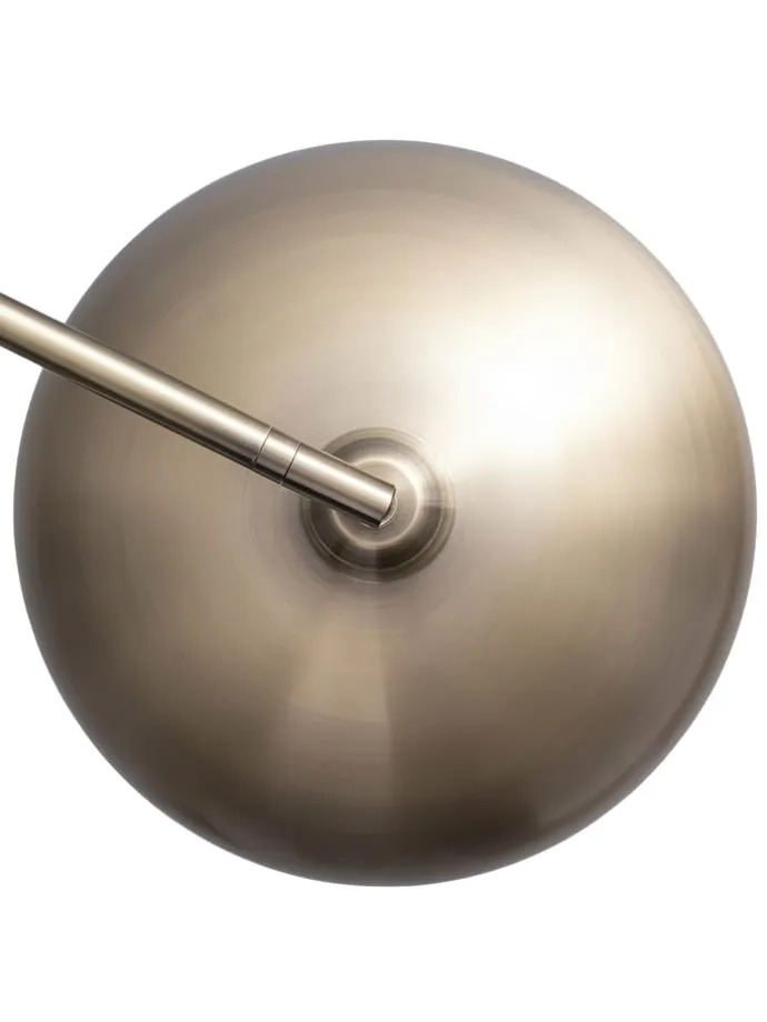 Stehlampe in Gold - (B)92x (H)180 x (T)35 cm