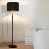Stehlampe in schwarz E27 H 144cm Sternenhimmel Design