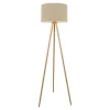 Stehleuchte "ARDITA" in beige - (L)61.6 cm x (B)61.6 cm x (H)152 cm