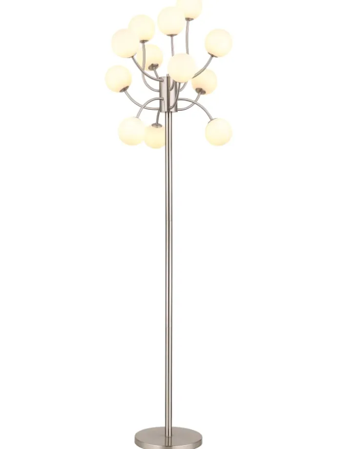 Stehleuchte "RIHA" in silver