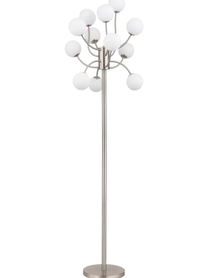 Stehleuchte "RIHA" in silver