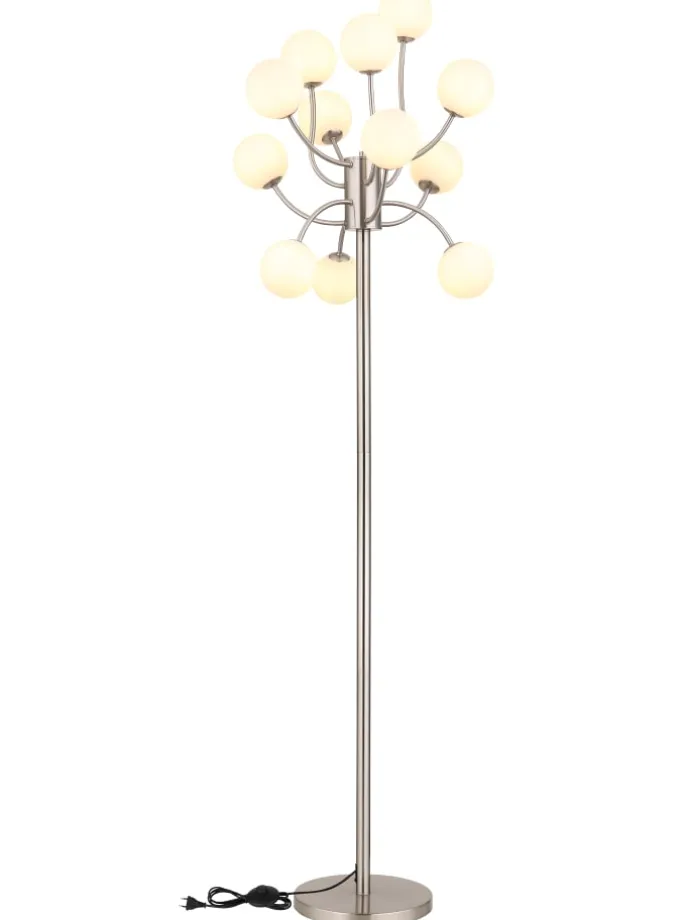 Stehleuchte "RIHA" in silver