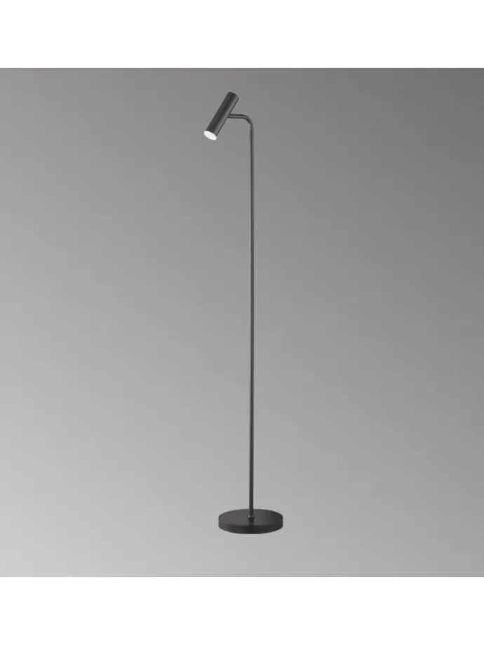 Stehleuchte Stina in schwarz - (H) 154 cm x Ø 23 cm