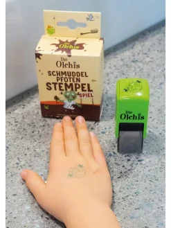 Stempel "Olchi Schmuddelpfoten - Olchi Mädchen"