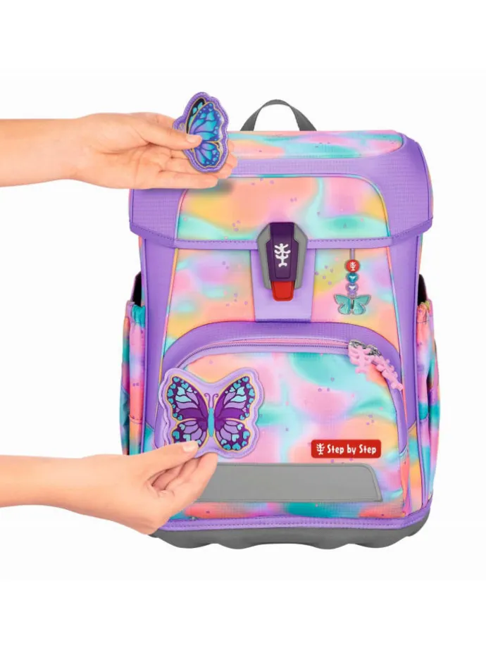 Step by Step CLOUD FLASH Schulranzen-Set "Butterfly Luna", 5-teilig
