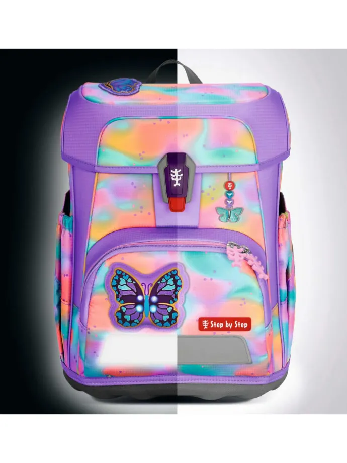 Step by Step CLOUD FLASH Schulranzen-Set "Butterfly Luna", 5-teilig