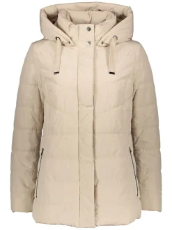 Steppjacke in Creme