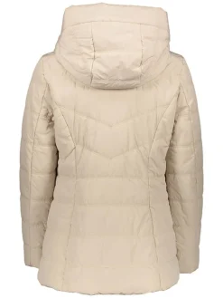 Steppjacke in Creme