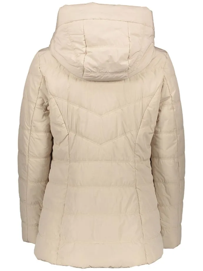 Steppjacke in Creme