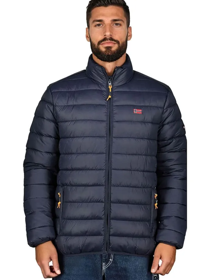 Steppjacke in Dunkelblau