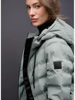 Steppjacke in Grau
