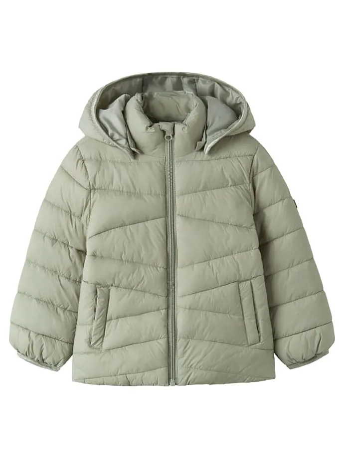 Steppjacke in Hellgrün