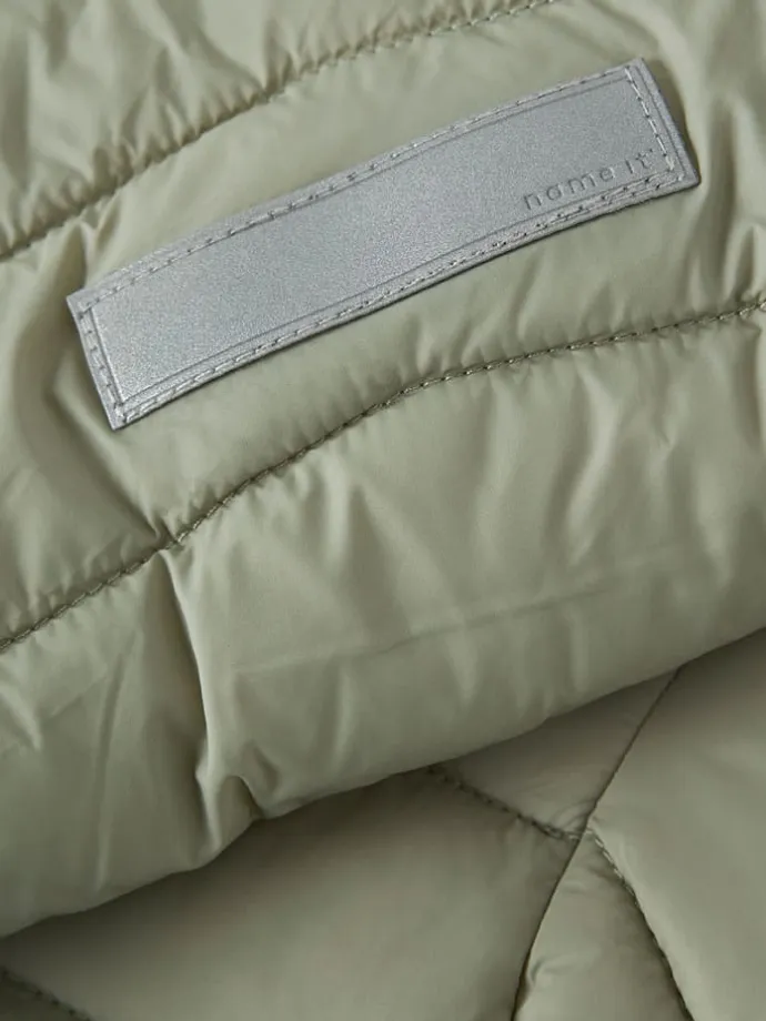 Steppjacke in Hellgrün