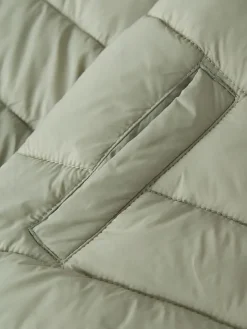Steppjacke in Hellgrün