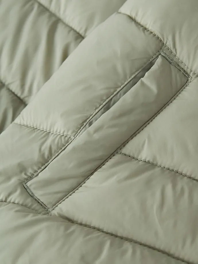 Steppjacke in Hellgrün