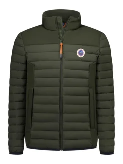 Steppjacke in Khaki