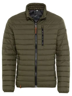 Steppjacke in Khaki