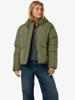 Steppjacke in Khaki