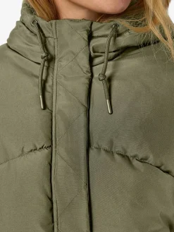 Steppjacke in Khaki