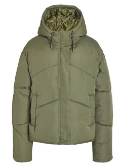 Steppjacke in Khaki