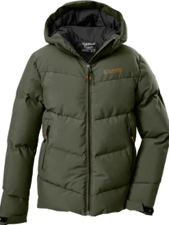 Steppjacke in Khaki