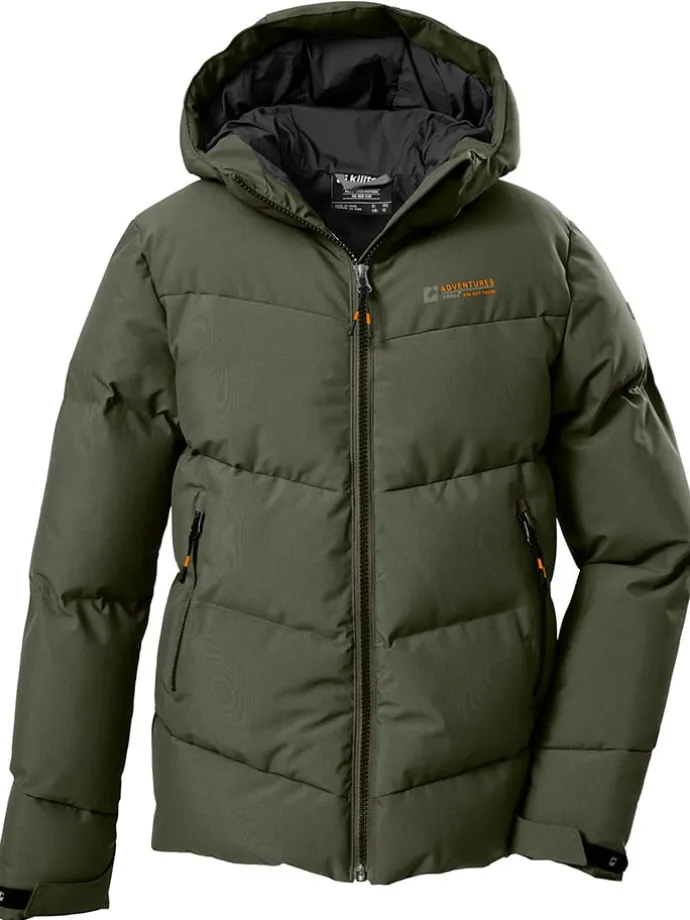 Steppjacke in Khaki