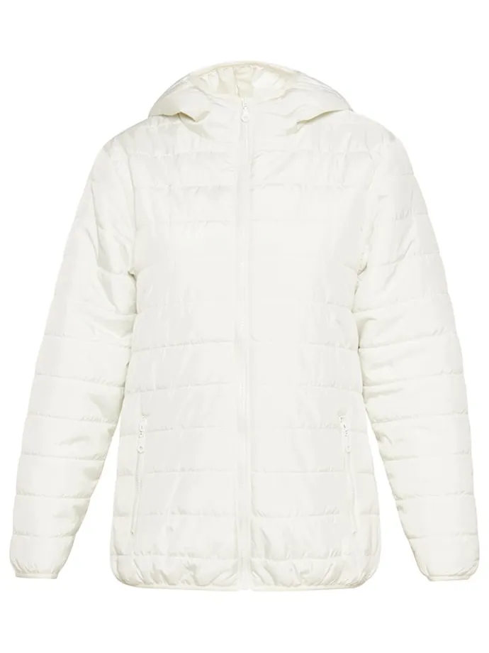 Steppjacke in Weiß