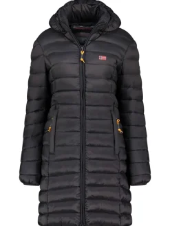 Steppmantel "Atikolor" in Schwarz