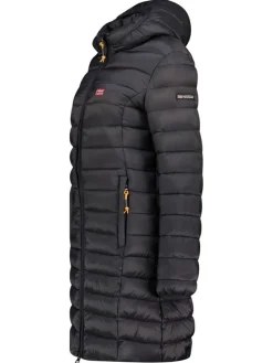 Steppmantel "Atikolor" in Schwarz
