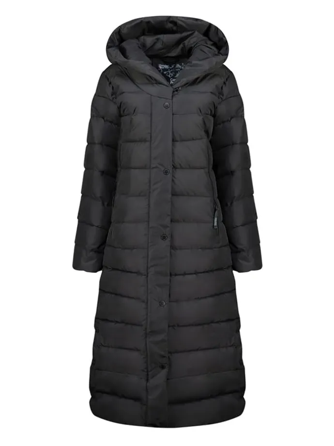 Steppmantel "Constanceak" in Schwarz