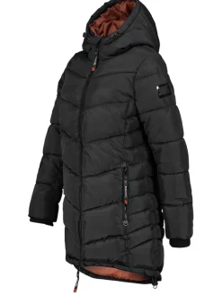 Steppmantel in Schwarz