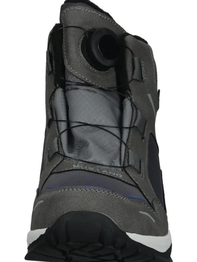 Stiefelette in Dunkelgrau