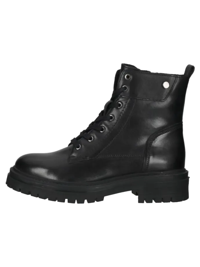 Stiefelette in Schwarz