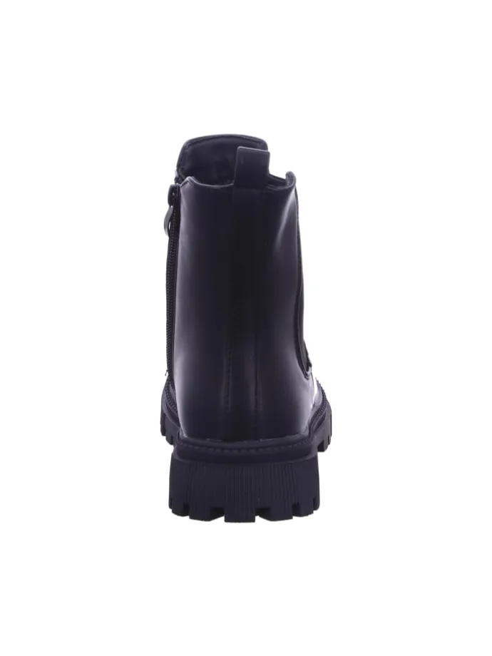 Stiefelette in schwarz