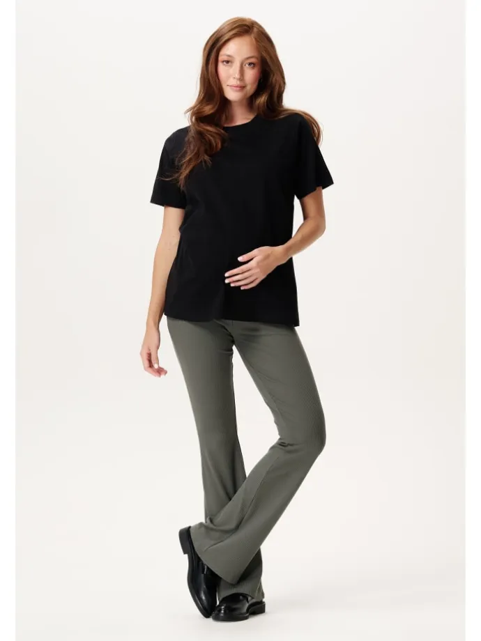 Still T-Shirt Ifke in Black