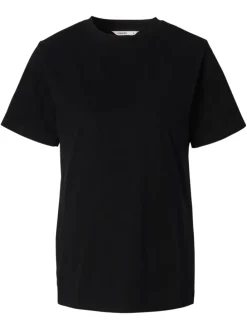 Still T-Shirt Ifke in Black