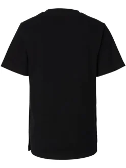 Still T-Shirt Ifke in Black