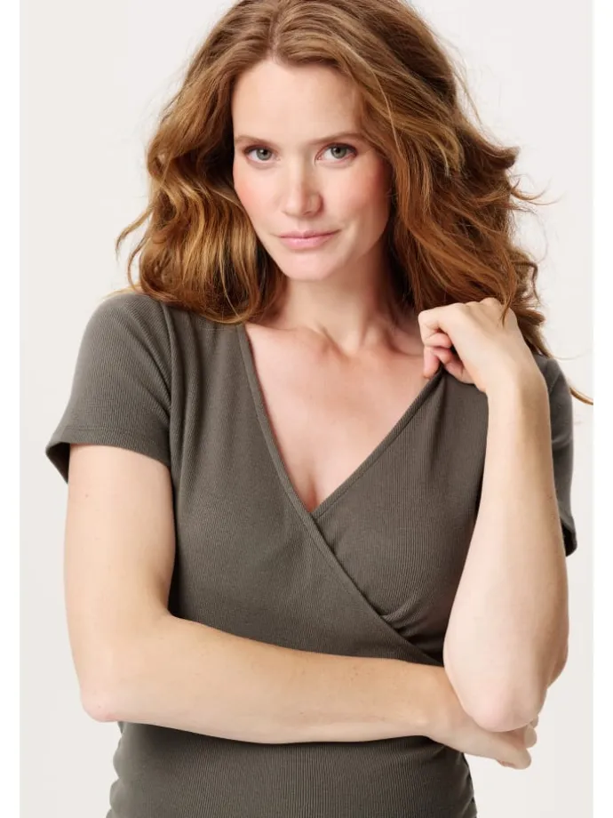 Still T-Shirt Sanson in Olive