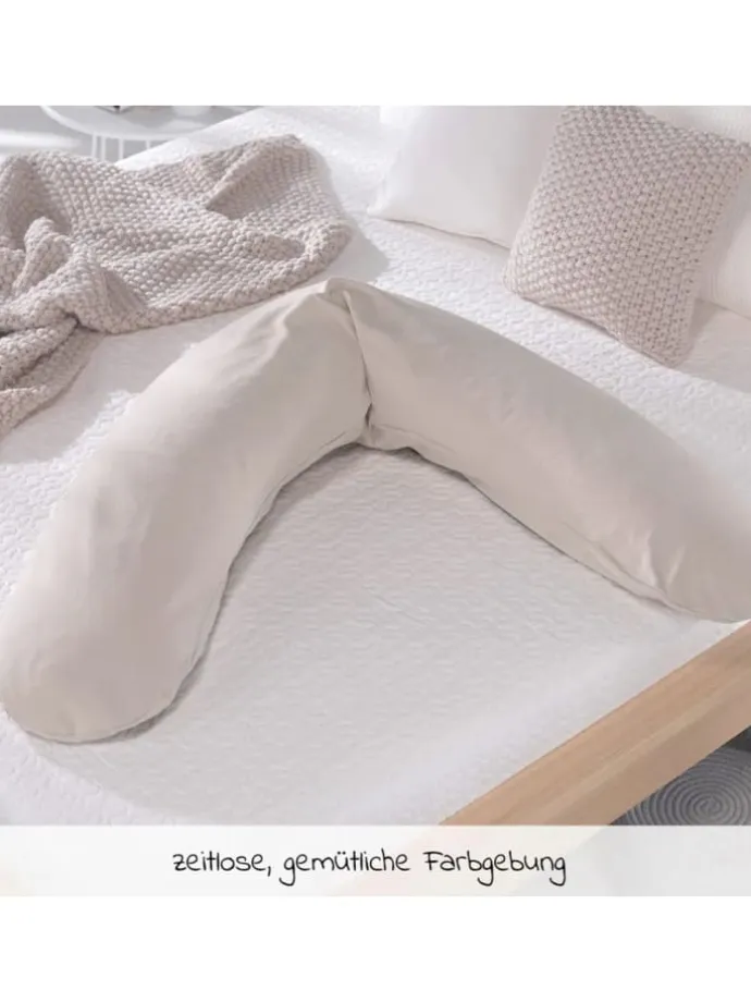 Stillkissen Das Original mit Mikroperlen-Füllung in grau,beige