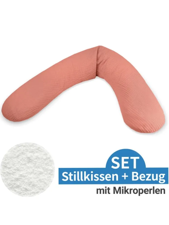 Stillkissen Das Original mit Mikroperlen-Füllung in orange,rosa