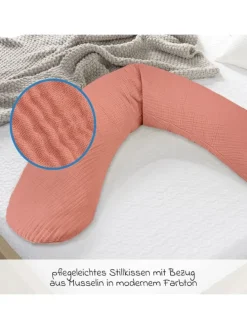 Stillkissen Das Original mit Mikroperlen-Füllung in orange,rosa