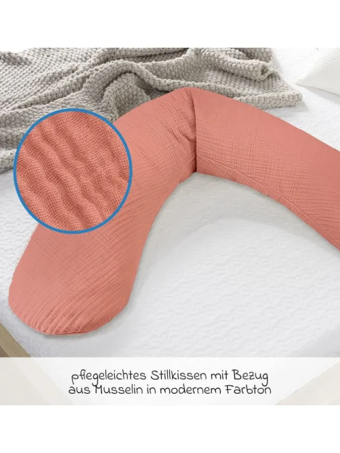 Stillkissen Das Original mit Mikroperlen-Füllung in orange,rosa