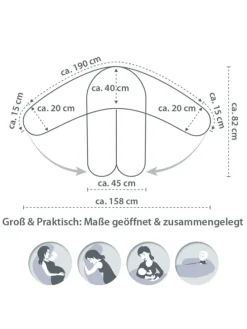 Stillkissen Das Original mit Polyesterhohlfaser-Füllung in beige